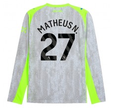 Maglia Manchester City Matheus N. 27 Kit Gara Third 2025/26 Maniche Lunghe