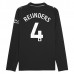 Maglia Manchester City Reijnders 4 Divisa Trasferta 2025/26 Manica Lunga
