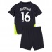 Maglia Manchester City Rodrigo 16 Bambino Divisa Trasferta 2024/25