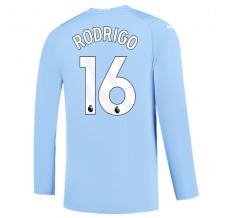 Maglia Manchester City Rodrigo 16 Divisa Prima 2023/24 Manica Lunga