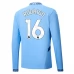 Maglia Manchester City Rodrigo 16 Divisa Prima 2024/25 Manica Lunga