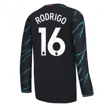 Maglia Manchester City Rodrigo 16 Divisa Terza 2023/24 Manica Lunga