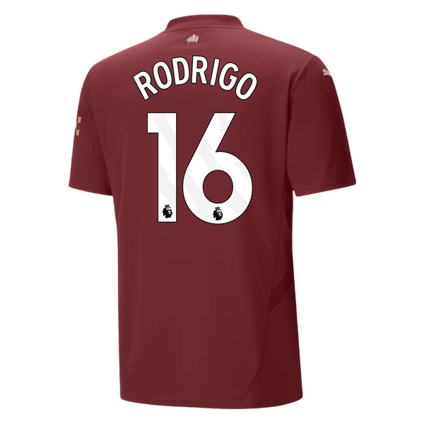 Maglia Manchester City Rodrigo 16 Divisa Terza 2024/25 Maglia Manchester City Rodrigo 16 Divisa Terza 2024/25