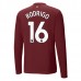 Maglia Manchester City Rodrigo 16 Divisa Terza 2024/25 Manica Lunga