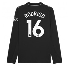 Maglia Manchester City Rodrigo 16 Divisa Trasferta 2025/26 Manica Lunga