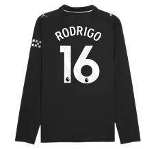 Maglia Manchester City Rodrigo 16 Divisa Trasferta 2025/26 Manica Lunga