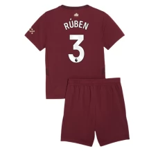 Maglia Manchester City Rúben 3 Bambino Divisa Terza 2024/25