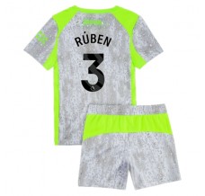Maglia Manchester City Rúben 3 Bambino Divisa Terza 2025/26