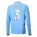 Maglia Manchester City Rúben 3 Divisa Prima 2024/25 Manica Lunga