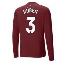 Maglia Manchester City Rúben 3 Divisa Terza 2024/25 Manica Lunga