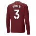 Maglia Manchester City Rúben 3 Divisa Terza 2024/25 Manica Lunga