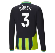 Maglia Manchester City Rúben 3 Divisa Trasferta 2024/25 Manica Lunga Maglia Manchester City Rúben 3 Divisa Trasferta 2024/25 Manica Lunga