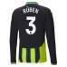 Maglia Manchester City Rúben 3 Divisa Trasferta 2024/25 Manica Lunga Maglia Manchester City Rúben 3 Divisa Trasferta 2024/25 Manica Lunga