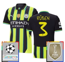 Maglia Manchester City Rúben 3 Divisa Trasferta Champions League With Patch 2024/25 Maglia Manchester City Rúben 3 Divisa Trasferta Champions League With Patch 2024/25