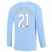Maglia Manchester City Sergio Gómez 21 Divisa Prima 2023/24 Manica Lunga Maglia Manchester City Sergio Gómez 21 Divisa Prima 2023/24 Manica Lunga