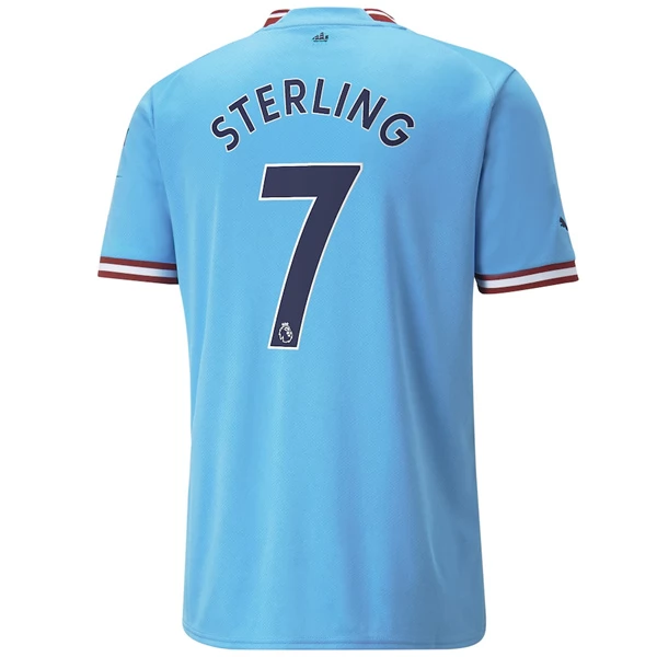 Maglia Manchester City Sterling 7 Divisa Prima 2022/23 Maglia Manchester City Sterling 7 Divisa Prima 2022/23