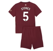 Maglia Manchester City Stones 5 Bambino Divisa Terza 2024/25