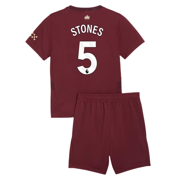 Maglia Manchester City Stones 5 Bambino Divisa Terza 2024/25 Maglia Manchester City Stones 5 Bambino Divisa Terza 2024/25