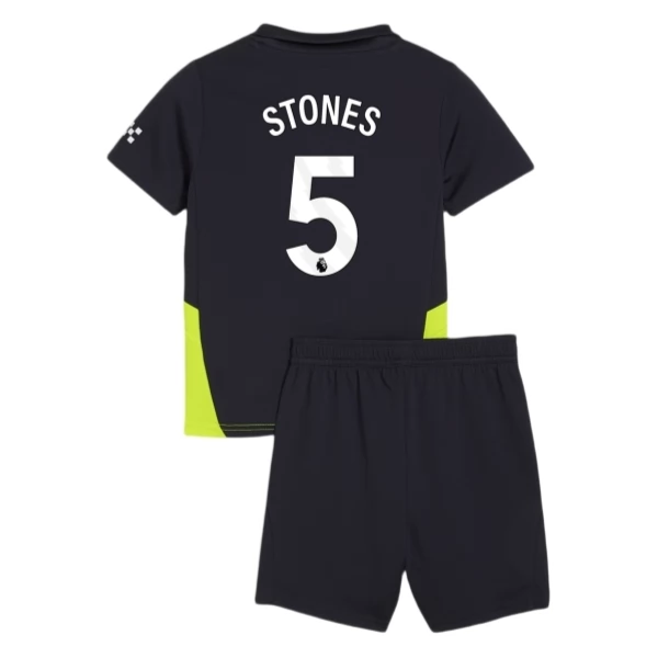 Maglia Manchester City Stones 5 Bambino Divisa Trasferta 2024/25 Maglia Manchester City Stones 5 Bambino Divisa Trasferta 2024/25