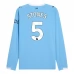 Maglia Manchester City Stones 5 Divisa Prima 2025/26 Manica Lunga