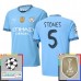 Maglia Manchester City Stones 5 Divisa Prima Champions League With Patch 2024/25
