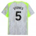 Maglia Manchester City Stones 5 Divisa Terza 2025/26
