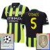 Maglia Manchester City Stones 5 Divisa Trasferta Champions League With Patch 2024/25