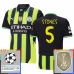 Maglia Manchester City Stones 5 Divisa Trasferta Champions League With Patch 2024/25 Maglia Manchester City Stones 5 Divisa Trasferta Champions League With Patch 2024/25