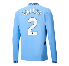 Maglia Manchester City Walker 2 Divisa Prima 2024/25 Manica Lunga