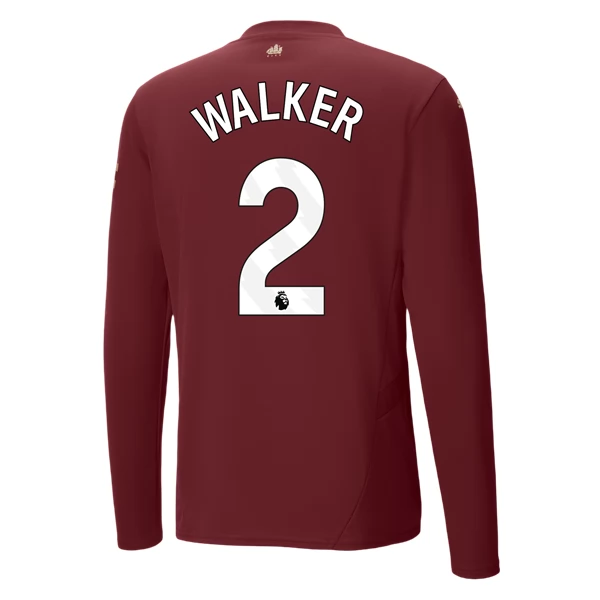 Maglia Manchester City Walker 2 Divisa Terza 2024/25 Manica Lunga Maglia Manchester City Walker 2 Divisa Terza 2024/25 Manica Lunga