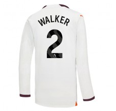 Maglia Manchester City Walker 2 Divisa Trasferta 2023/24 Manica Lunga
