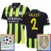 Maglia Manchester City Walker 2 Divisa Trasferta Champions League With Patch 2024/25
