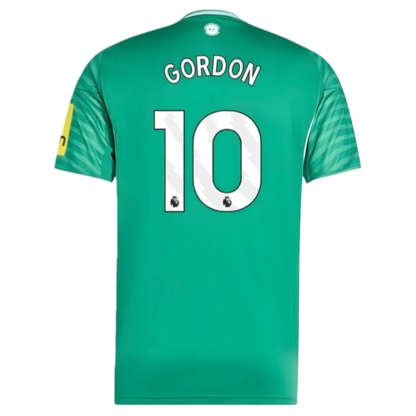 Maglia Newcastle United FC Gordon 10 Kit Gara Away 2025/26 Maglia Newcastle United FC Gordon 10 Kit Gara Away 2025/26