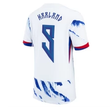 Maglia Norvegia Haaland 9 Divisa Trasferta 2024