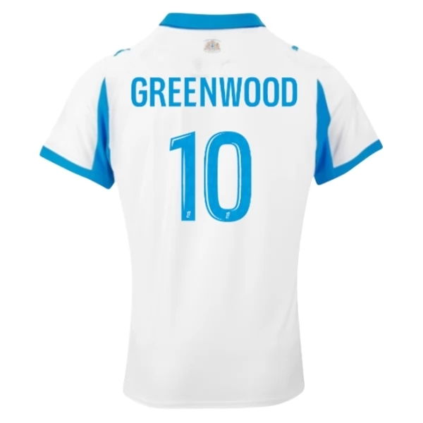 Maglia Olympique de Marseille Greenwood 10 Divisa Prima 2025/26 Maglia Olympique de Marseille Greenwood 10 Divisa Prima 2025/26