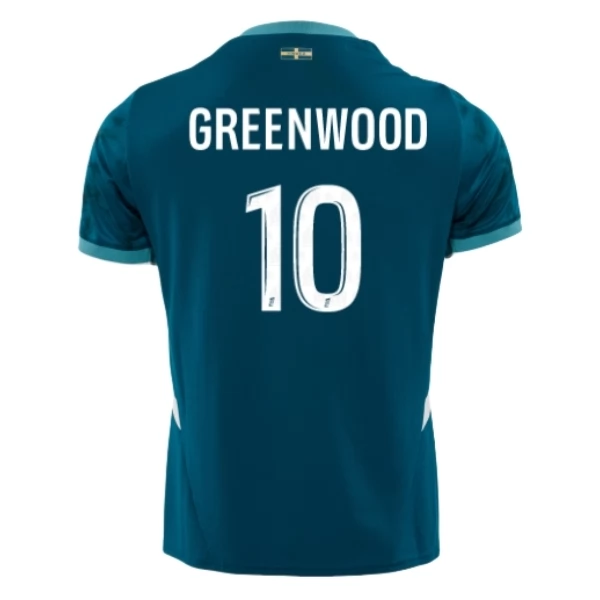 Maglia Olympique de Marseille Greenwood 10 Divisa Trasferta 2024/25 Maglia Olympique de Marseille Greenwood 10 Divisa Trasferta 2024/25