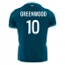 Maglia Olympique de Marseille Greenwood 10 Divisa Trasferta 2024/25 Maglia Olympique de Marseille Greenwood 10 Divisa Trasferta 2024/25