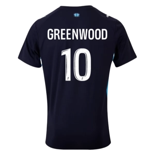 Maglia Olympique de Marseille Greenwood 10 Divisa Trasferta 2025/26 Maglia Olympique de Marseille Greenwood 10 Divisa Trasferta 2025/26