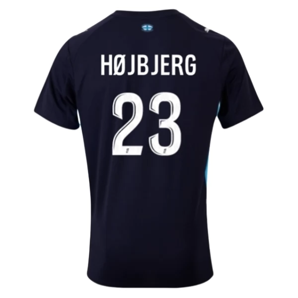 Maglia Olympique de Marseille Højbjerg 23 Divisa Trasferta 2025/26 Maglia Olympique de Marseille Højbjerg 23 Divisa Trasferta 2025/26