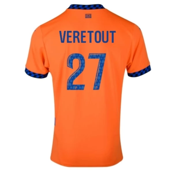 Maglia Olympique de Marseille Veretout 27 Divisa Terza 2024/25 Maglia Olympique de Marseille Veretout 27 Divisa Terza 2024/25