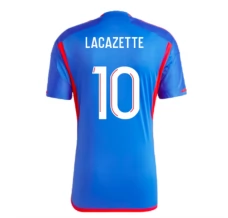 Maglia Olympique Lyonnais Lacazette 10 Divisa Trasferta 2023/24 Maglia Olympique Lyonnais Lacazette 10 Divisa Trasferta 2023/24