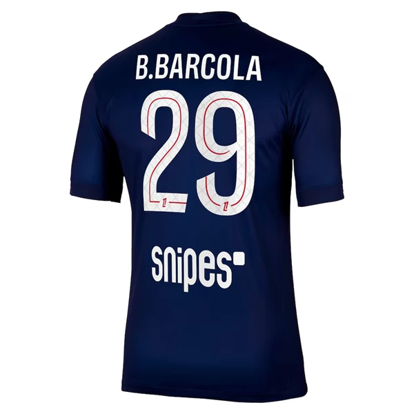 Maglia Paris Saint Germain B.Barcola 29 Divisa Prima 2025/26 Maglia Paris Saint Germain B.Barcola 29 Divisa Prima 2025/26