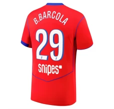 Maglia Paris Saint Germain B.Barcola 29 Divisa Terza 2025/26 Maglia Paris Saint Germain B.Barcola 29 Divisa Terza 2025/26