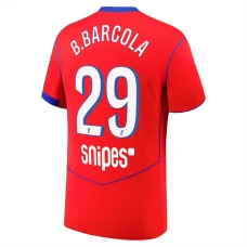 Maglia Paris Saint Germain B.Barcola 29 Divisa Terza 2025/26 Maglia Paris Saint Germain B.Barcola 29 Divisa Terza 2025/26