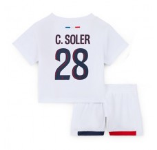 Maglia Paris Saint Germain C.Soler 28 Bambino Divisa Trasferta 2024/25