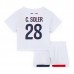 Maglia Paris Saint Germain C.Soler 28 Bambino Divisa Trasferta 2024/25