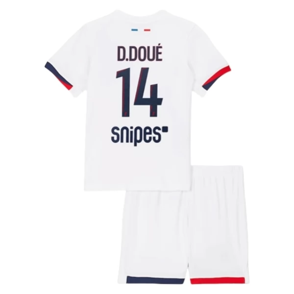 Maglia Paris Saint Germain D.Doue 14 Bambino Divisa Trasferta 2025/26 Maglia Paris Saint Germain D.Doue 14 Bambino Divisa Trasferta 2025/26