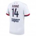 Maglia Paris Saint Germain D.Doue 14 Divisa Trasferta 2025/26