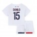 Maglia Paris Saint Germain Danilo 15 Bambino Divisa Trasferta 2024/25