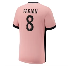 Maglia Paris Saint Germain Fabian 8 Divisa Terza 2024/25 Maglia Paris Saint Germain Fabian 8 Divisa Terza 2024/25
